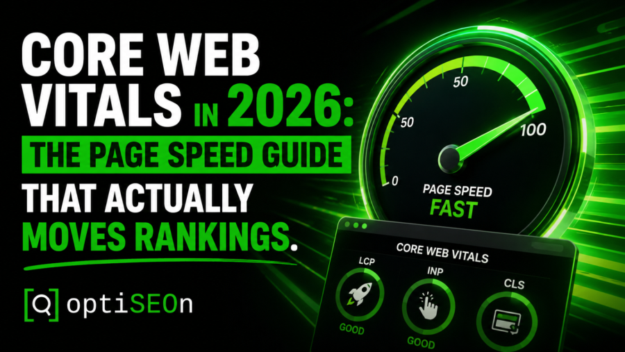 Core Web Vitals in 2026: The Page Speed Guide That Actually Moves Rankings