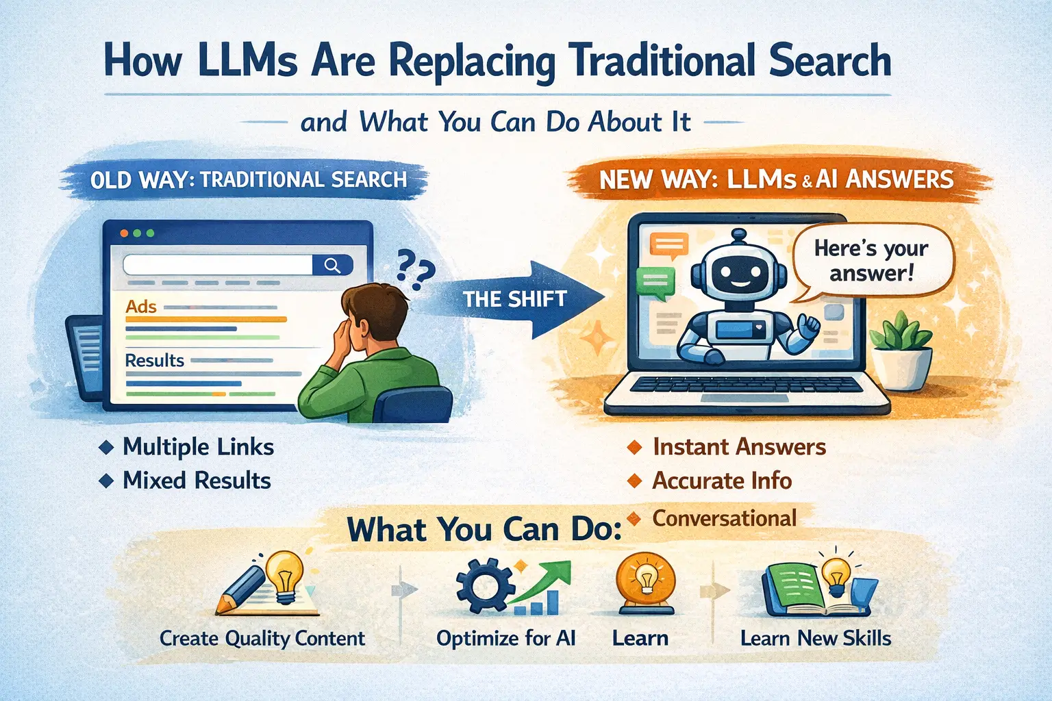 How LLMs Are Replacing Traditional Search and What You Can Do About It How LLMs Are Replacing Traditional Search and What You Can Do About It